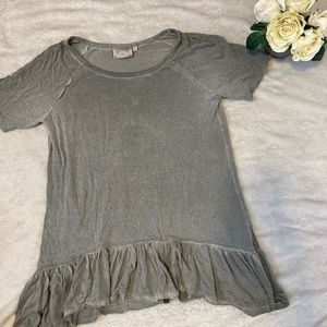 3/$15 or 2/$12  Green Peplum T-shirt